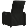 Sillón reclinable de masaje eléctrico tela negro 4