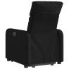 Sillón reclinable elevable tela negro 4
