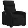 Sillón eléctrico reclinable elevable de tela negro 3