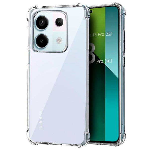 Carcasa COOL para Xiaomi Redmi Note 13 Pro 5G AntiShock Transparente D