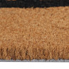 Tapete de porta 45x75 cm fibra de coco tufada natural 4