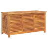 Caja de almacenaje de jardín madera maciza acacia 113x50x56 cm 2