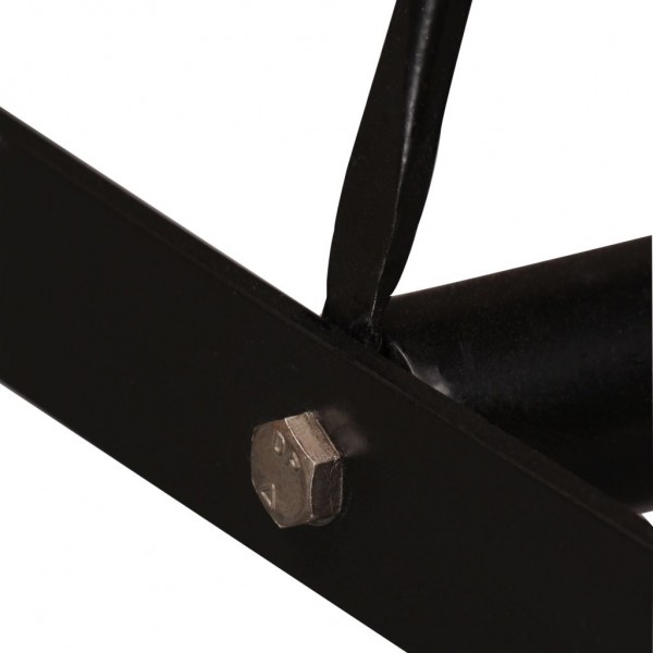 Set muebles de bar 5 pzas madera maciza acacia cuero genuino M 5