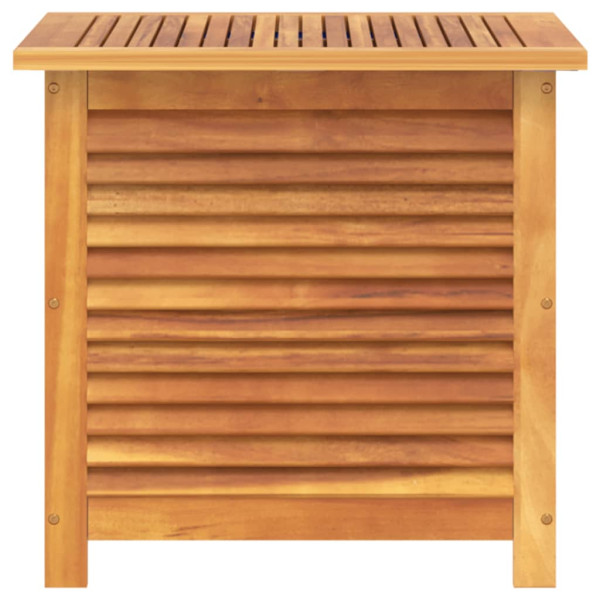 Caja de almacenaje de jardín madera maciza acacia 60x50x56 cm M 5