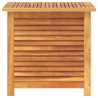 Caja de almacenaje de jardín madera maciza acacia 60x50x56 cm 5