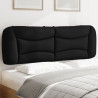 Cabecero de cama acolchado tela negro 160 cm 1