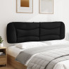 Cabecero de cama acolchado tela negro 180 cm 4