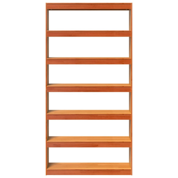 Estantería/divisor espacios madera maciza pino 100x30x199.5 cm M 3