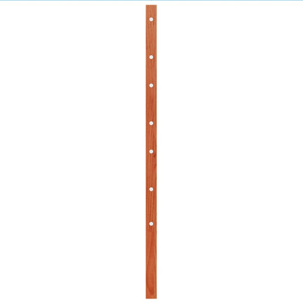 Cabecero de cama madera maciza de pino marrón cera 100 cm M 5