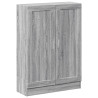Armario de madera de ingeniería gris sonoma 82.5x30.5x115 cm 2
