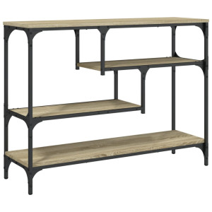 Mesa consola 100x30x75 cm derivados de madeira carvalho sonoma H