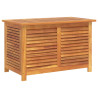 Caja de almacenaje de jardín madera maciza acacia 90x50x56 cm 2