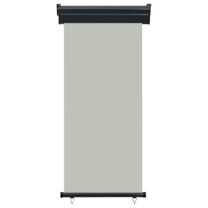 Toldo lateral de balcón gris 85x250 cm H