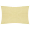 Toldo de vela beige HDPE 160 g/m² 3x4 m 1