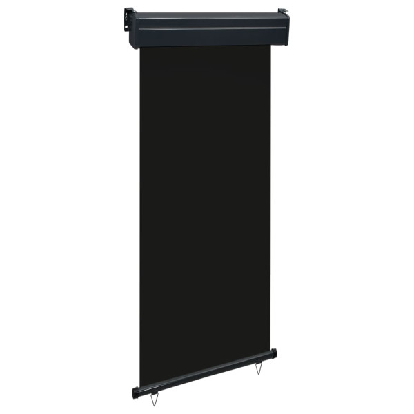 Toldo lateral de balcón negro 85x250 cm D