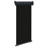 Toldo lateral de balcón negro 85x250 cm 1