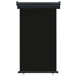 Toldo lateral para varanda 100x250 cm preto H