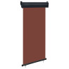 Toldo lateral para varanda 100x250 cm castanho 1