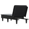 Chaise longue tecido cinzento-claro 5