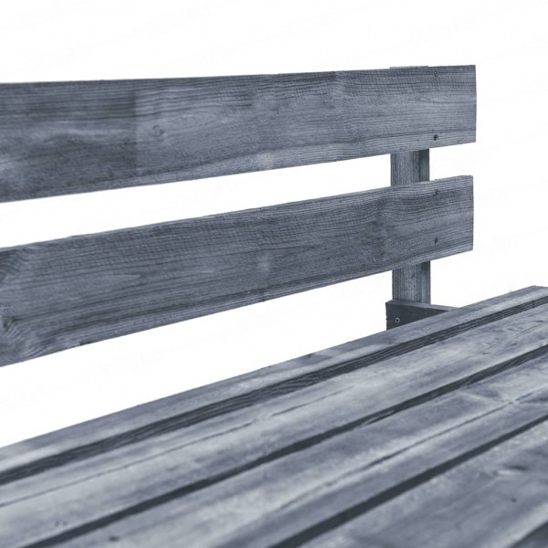 Sofá de jardín de palets con cojines grises madera de pino M 5