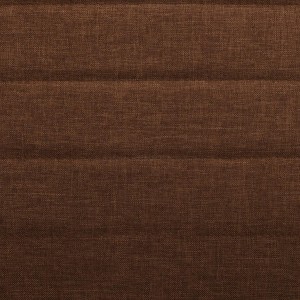 Cadeiras de jantar 6 pcs tecido castanho H