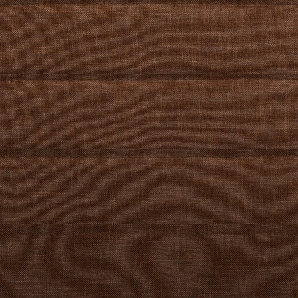 Cadeiras de jantar 6 pcs tecido castanho M 2