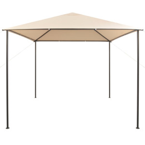 Gazebo tenda com toldo 3x3 m aço bege H