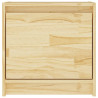 Mesas de cabeceira 2 pcs 40x30.5x40 cm madeira de pinho maciça 5