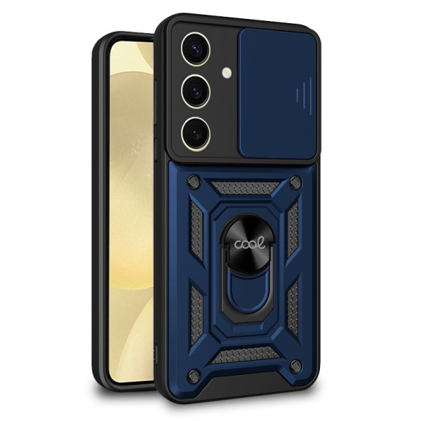 Carcasa COOL para Samsung S926 Galaxy S24 Plus Hard Ring Azul D