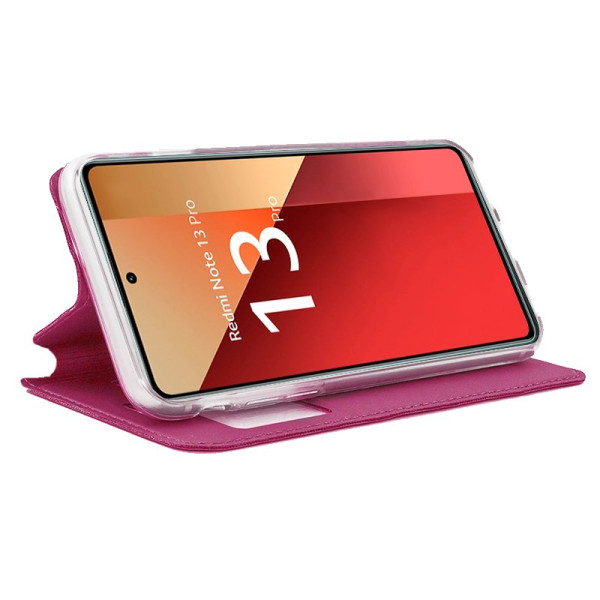 Fundação COOL Capa de Flip para Xiaomi Redmi Note 13 Pro Liso Rosa M 2