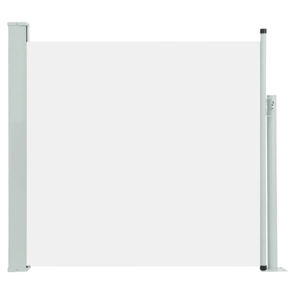 Toldo lateral retrátil para pátio 170x300 cm creme M 2