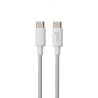 Cable USB Compatible COOL Universal TIPO-C a TIPO-C (3 metros) Blanco 3 Amp 3