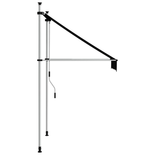 Toldo retráctil de operación manual gris antracita 100 cm M 3