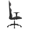 Silla gaming cuero sintético negro y gris 4