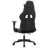 Silla gaming cuero sintético negro y gris 5
