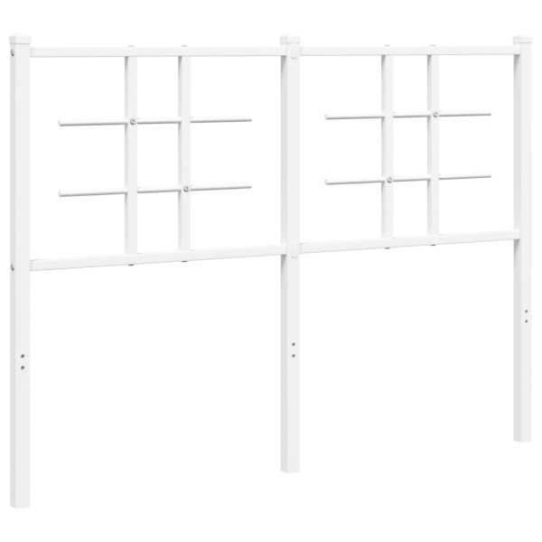 Cabeceira de cama 120 cm metal branco M 2