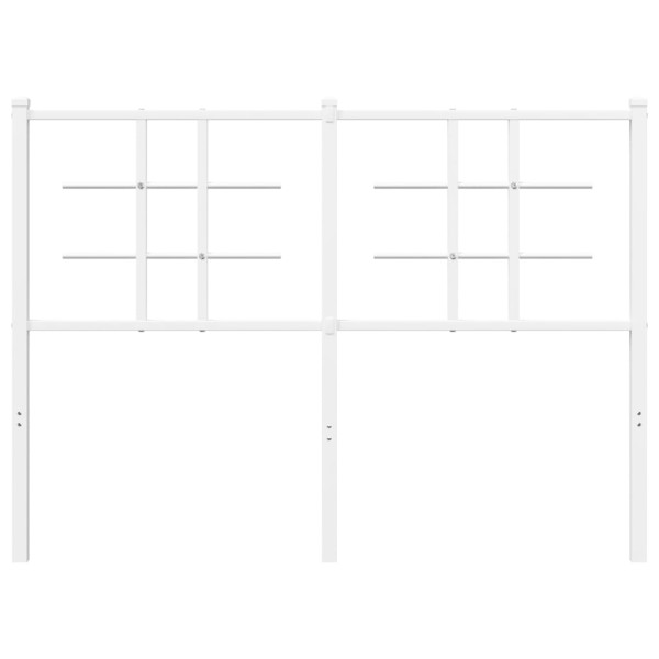 Cabeceira de cama 120 cm metal branco M 3