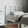 Cabeceira de cama 75 cm metal branco 1