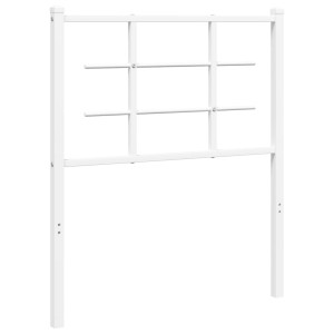 Cabecero de metal blanco 75 cm H