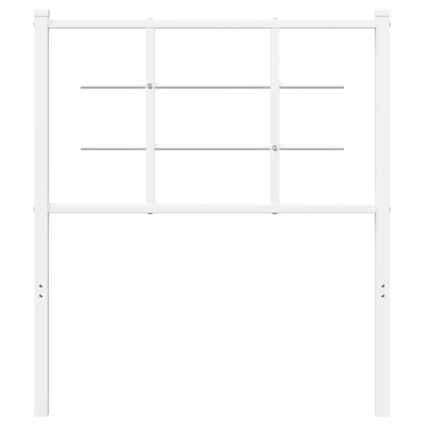 Cabeceira de cama 75 cm metal branco M 3