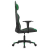 Silla gaming cuero sintético negro y verde 4