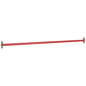 Barras suspensas para crianças 3 pcs 125 cm aço vermelho H