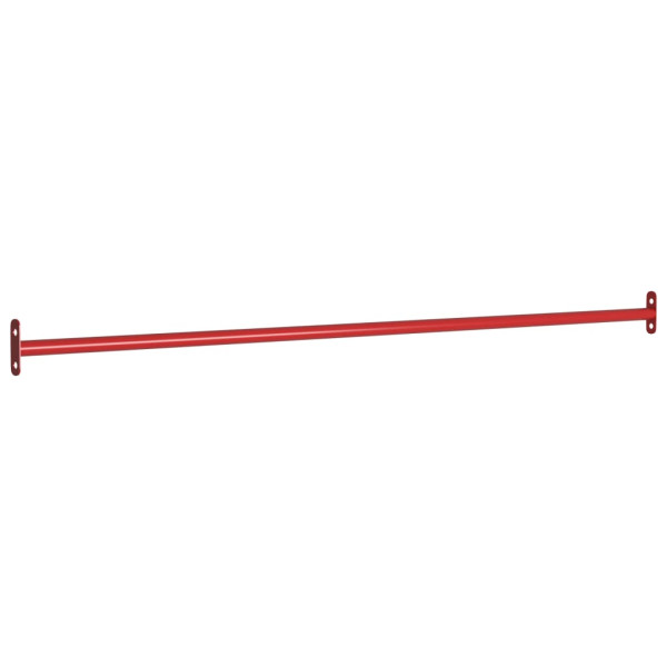 Barras suspensas para crianças 3 pcs 125 cm aço vermelho M 2