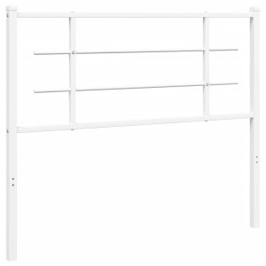 Cabecero de metal blanco 107 cm H