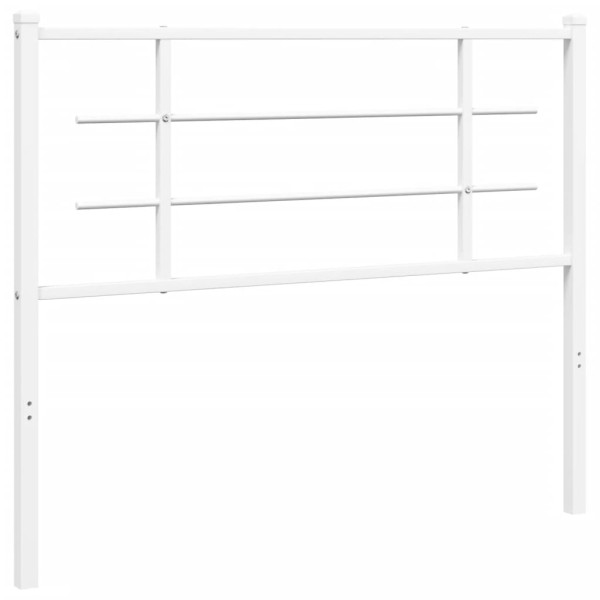 Cabecero de metal blanco 107 cm M 2