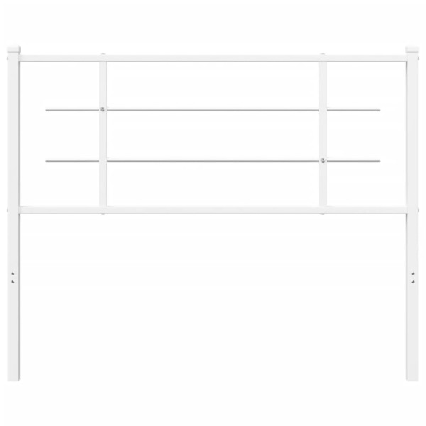 Cabeceira de cama 107 cm metal branco M 3