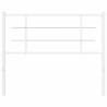Cabeceira de cama 107 cm metal branco 3