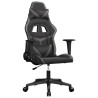 Silla gaming cuero sintético negro y gris 2