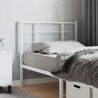 Cabeceira de cama 100 cm metal branco 1