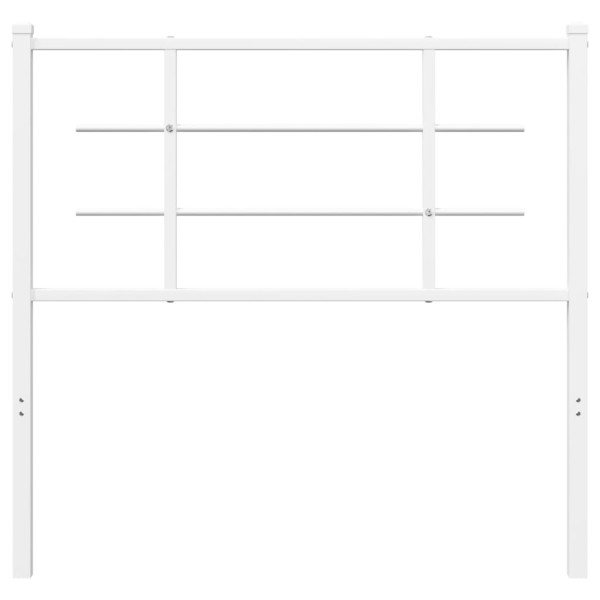 Cabeceira de cama 100 cm metal branco M 3